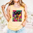 History Month Educated Black Women Girls Reading Book Comfort Colors Tank Top Grey