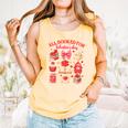 Valentines Reading Book Lover All Booked For Valentine's Day Comfort Colors Tank Top Grey