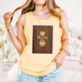War And Peace Book Cover Comfort Colors Tank Top Grey War And Peace Book Cover Comfort Colors Tank Top Grey