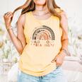 Wild About Reading Books Reader Lover Library Day Librarian Comfort Colors Tank Top Grey