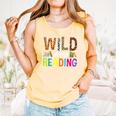 Wild About Reading Library Day Reading Books & Bookworm Comfort Colors Tank Top Grey