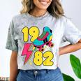 1982 Retro Raised In The 80s Old School Nostalgia Vibes Comfort Color Blast T-Shirt Smoke