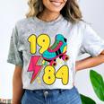 1984 Retro Raised In The 80s Old School Nostalgia Vibes Comfort Color Blast T-Shirt Smoke