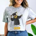 2018 Graduation Shirts Sloth Lovers For Women Teens Comfort Color Blast T-Shirt Smoke
