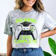3rd Grade Level Complete Gamer Class Of 2026 Graduation Comfort Color Blast T-Shirt Smoke