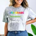 3rd Grade Level Complete Third Grade Graduation Comfort Color Blast T-Shirt Smoke
