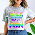 80's Girls Just Wanna Have Fun Nostalgia 1980s Style Premium Tri-Blend Comfort Color Blast T-Shirt Smoke