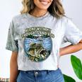 Alone With My Thoughts And Rod Introvert Fishing Antisocial Comfort Color Blast T-Shirt Smoke