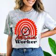 AntiSocial Worker Anti-Social Social Worker Introvert Comfort Color Blast T-Shirt Smoke
