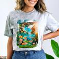 Aqua In The Skies Frutiger Aero Comfort Color Blast T-Shirt Smoke Aqua In The Skies Frutiger Aero Comfort Color Blast T-Shirt Smoke