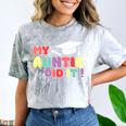 My Auntie Did It Aunt Graduation Nurse Doctor Aunt Graduated Comfort Color Blast T-Shirt Smoke