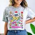 Back To 90's Christmas Nostalgia Quotes Graphic Premium Tri-Blend Comfort Color Blast T-Shirt Smoke