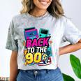 Back To The 90s Nostalgia Cassette Game Console Boombox Comfort Color Blast T-Shirt Smoke