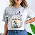 Back Off – Sheep Baa Crow Caw Pun For Introverts Comfort Color Blast T-Shirt Smoke