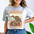Ball Python Snake Introvert Ball Python Comfort Color Blast T-Shirt Smoke Ball Python Snake Introvert Ball Python Comfort Color Blast T-Shirt Smoke