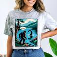 Bigfoot Sasquatch Loch Ness Monster Introvert Bruh Comfort Color Blast T-Shirt Smoke Bigfoot Sasquatch Loch Ness Monster Introvert Bruh Comfort Color Blast T-Shirt Smoke
