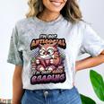 Book Lover Owl Reading Books Introvert Bookworm Comfort Color Blast T-Shirt Smoke