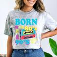 Born In The 80's But 90's Made Me Nostalgia Cassette Tape Premium Tri-Blend Comfort Color Blast T-Shirt Smoke