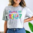 Class Of 1987 School Reunion College Highschool Graduation Comfort Color Blast T-Shirt Smoke