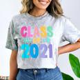 Class Of 2021 Graduation Grow With Me Comfort Color Blast T-Shirt Smoke