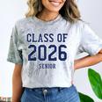 Class Of 2026 Senior Graduation High School College Grad Comfort Color Blast T-Shirt Smoke