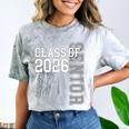 Class Of 2026 Senior 2026 Graduation 2026 Student Kids Comfort Color Blast T-Shirt Smoke