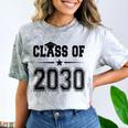 Class Of 2030 Shirt Graduation Comfort Color Blast T-Shirt Smoke