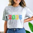 Class Of 2036 Grow With Me Graduation First Day Of School Comfort Color Blast T-Shirt Smoke