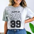 Class Of 2039 Blue Graduation Senior Student Tee Comfort Color Blast T-Shirt Smoke
