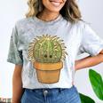 Cute Golden Barrel Cactus Introvert Distressed Comfort Color Blast T-Shirt Smoke Cute Golden Barrel Cactus Introvert Distressed Comfort Color Blast T-Shirt Smoke