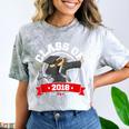 Dabbing Graduation Class Of 2018 Women Comfort Color Blast T-Shirt Smoke
