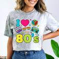 Dad I Love The 80's Retro 80s Nostalgia For Dad Comfort Color Blast T-Shirt Smoke