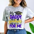 My Daddy Is A Graduate Shirt Matching Family Graduation Comfort Color Blast T-Shirt Smoke