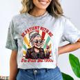 Elder Emo Grandma Nana Be Patient With Me I'm From The 1900s Comfort Color Blast T-Shirt Smoke