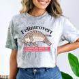 Felinetrovert CAT Lover Kitten CATS Funny Meme Introvert Pet Comfort Color Blast T-Shirt Smoke