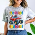 First Grade Graduation Monster Truck 1st Grade Graduate Comfort Color Blast T-Shirt Smoke