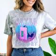 Never Forget Retro 80s 90s Nostalgia Comfort Color Blast T-Shirt Smoke
