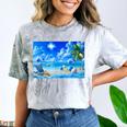 Frutiger Aero Beach Y2k Aesthetic Palm Tree Sand Ocean Men Women Girls Kids Comfort Color Blast T-Shirt Smoke Frutiger Aero Beach Y2k Aesthetic Palm Tree Sand Ocean Men Women Girls Kids Comfort Color Blast T-Shirt Smoke