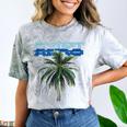 Frutiger Aero Palm Tree Y2k Aesthetic 2000s Trend Comfort Color Blast T-Shirt Smoke