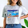 Frutiger Aero Y2k 2000s Comfort Color Blast T-Shirt Smoke