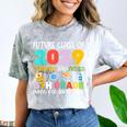 Future Class Of 2029 I Survived Passed 5th Grade Graduation Comfort Color Blast T-Shirt Smoke