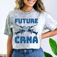 Future CRNA Nurse Anesthetist Student Nursing RN Graduation Comfort Color Blast T-Shirt Smoke