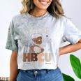 Future HBCU Grad Graduate Afro Boy College Graduation Comfort Color Blast T-Shirt Smoke