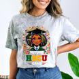 Future HBCU Grad Graduation Students Girl Kids Comfort Color Blast T-Shirt Smoke