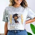 Girl Magic Graduate Kindergarten Graduation 2023 Comfort Color Blast T-Shirt Smoke
