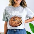 Go Away I'm Introverting Cat Introvert Men Women Girls Kids Comfort Color Blast T-Shirt Smoke