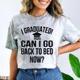 Can I Go Back To Bed Graduation 2021 Comfort Color Blast T-Shirt Smoke