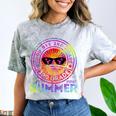 Goodbye 2nd Grade Graduation To 3rd Grade First Summer Kids Comfort Color Blast T-Shirt Smoke
