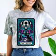 Gothic Girl Tarot Card Introverted Reader And Reading Comfort Color Blast T-Shirt Smoke Gothic Girl Tarot Card Introverted Reader And Reading Comfort Color Blast T-Shirt Smoke