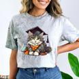 Graduation Cat Graduation Present For Graduate Grad Comfort Color Blast T-Shirt Smoke